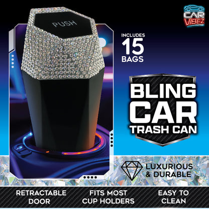 Mini Car Bling Trash Can Butt Bucket