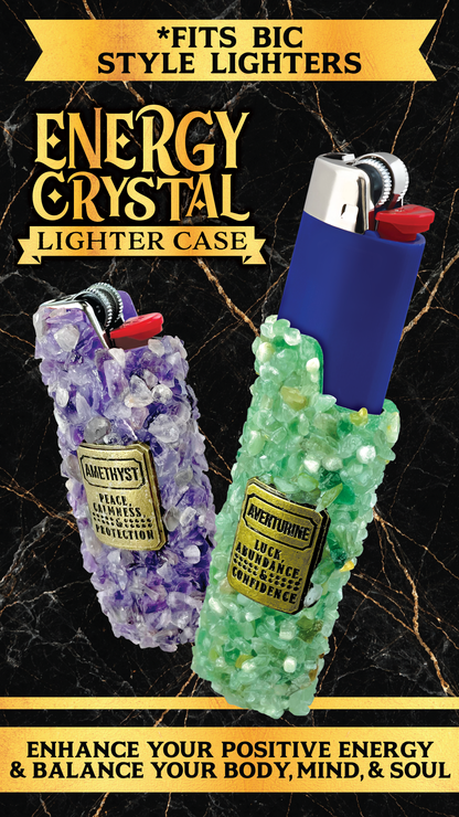 Energy Crystal Lighter Case - 12 Pieces Per Retail Ready Display 26613