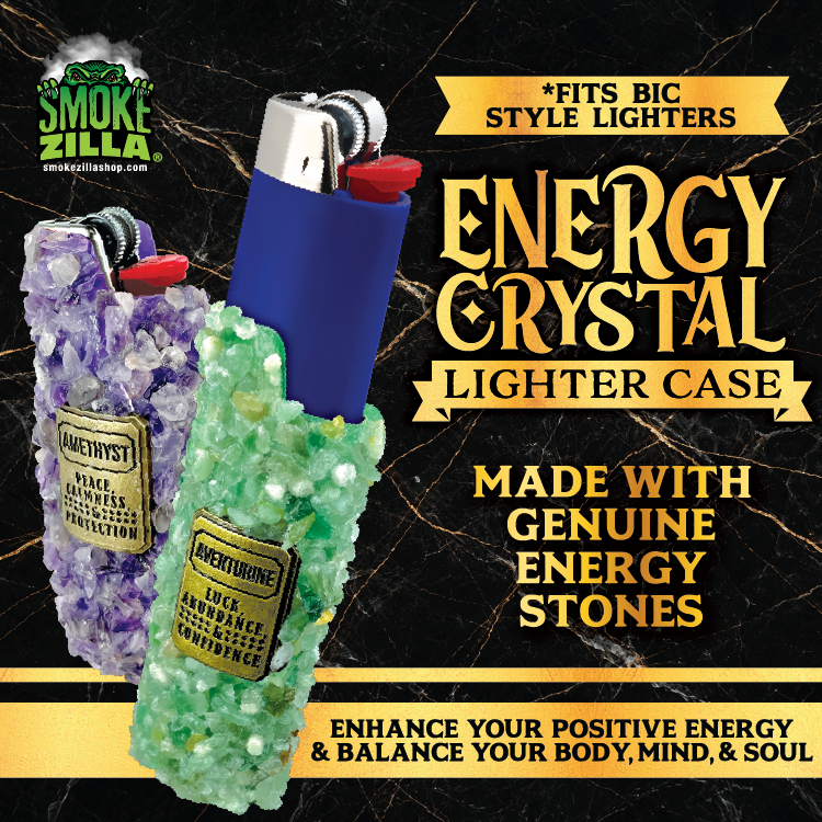 Energy Crystal Lighter Case - 12 Pieces Per Retail Ready Display 26613