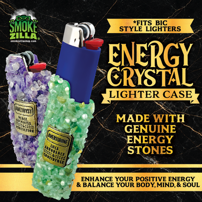 Energy Crystal Lighter Case - 12 Pieces Per Retail Ready Display 26613