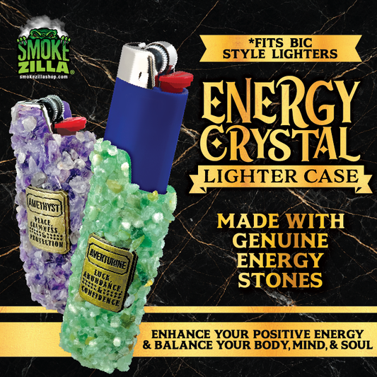 Energy Crystal Lighter Case - 12 Pieces Per Retail Ready Display 26613