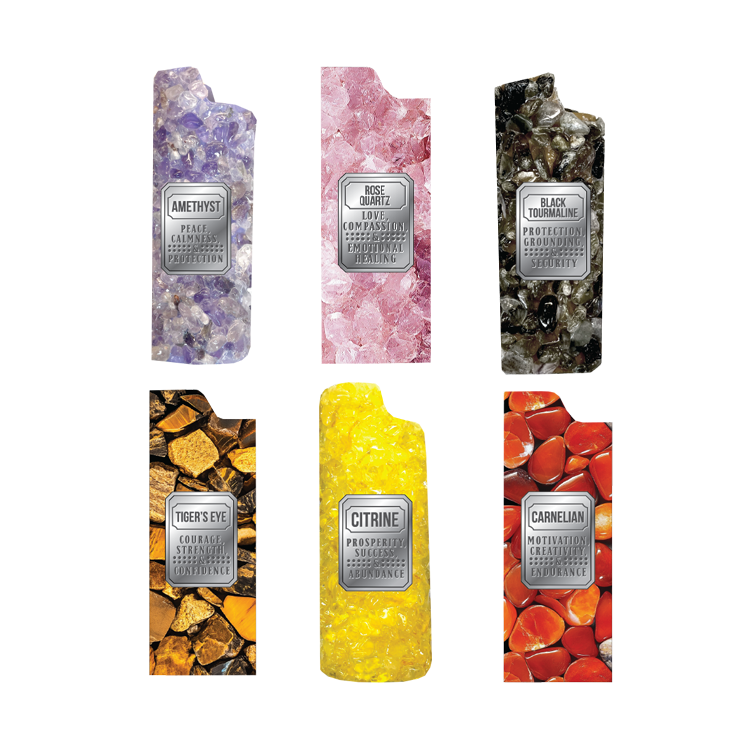 Energy Crystal Lighter Case - 12 Pieces Per Retail Ready Display 26613
