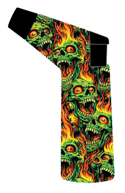 Zinc Printed Torch Lighter - 12 Pieces Per Retail Ready Display 26624