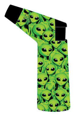 Zinc Printed Torch Lighter - 12 Pieces Per Retail Ready Display 26624