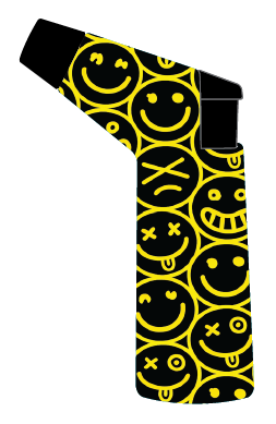Zinc Printed Torch Lighter - 12 Pieces Per Retail Ready Display 26624