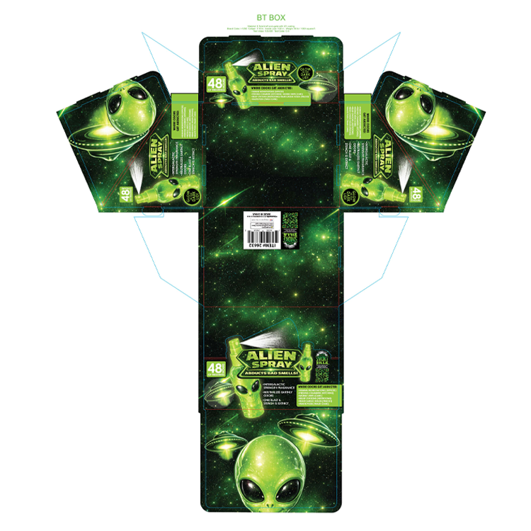 Air Freshener Alien Odor Spray - 12 Pieces Per Retail Ready Display 26632