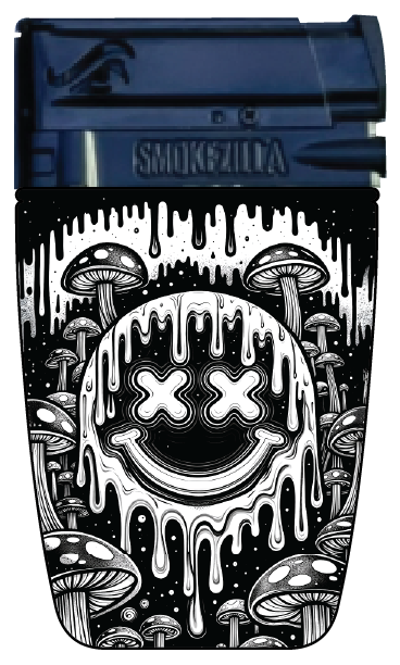 Glow in The Dark Cig Pack Lighter B - 12 Pieces Per Retail Ready Display 26650