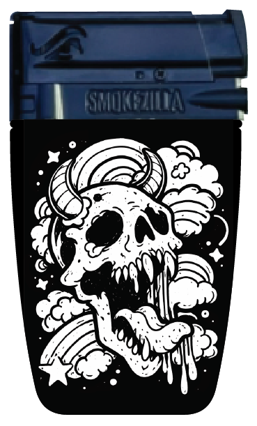 Glow in The Dark Cig Pack Lighter B - 12 Pieces Per Retail Ready Display 26650
