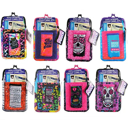 Neoprene Cigarette Pouch with Pocket - 8 Pieces Per Retail Ready Display 26659 SMOKEZILLA