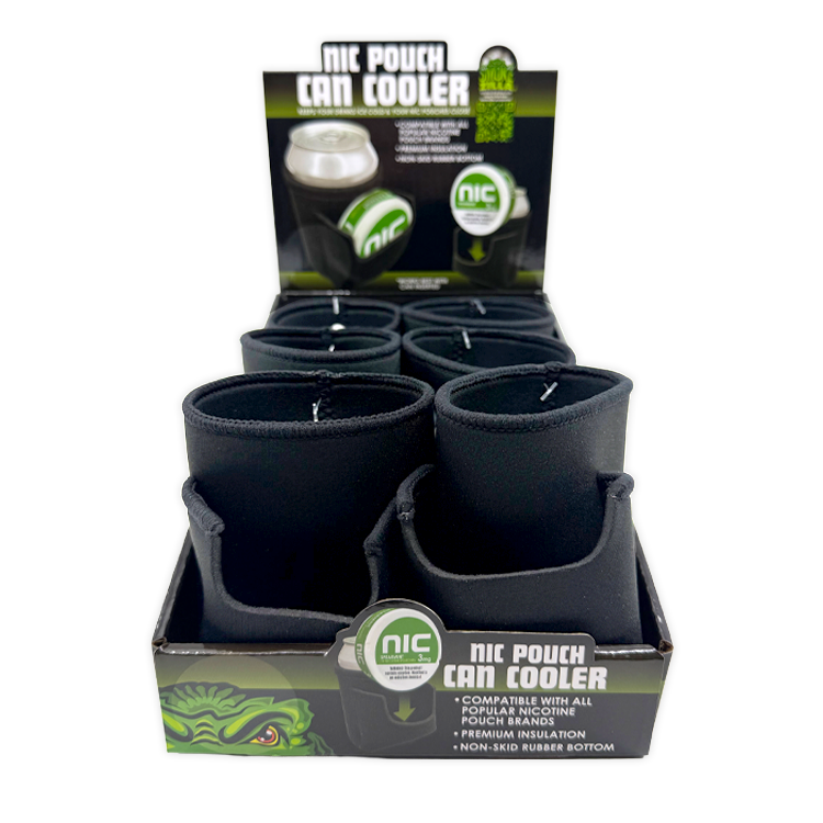 Nic Pouch Can Cooler - 6 Pieces Per Retail Ready Display 26660