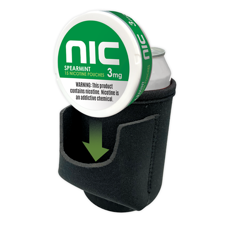 Nic Pouch Can Cooler - 6 Pieces Per Retail Ready Display 26660