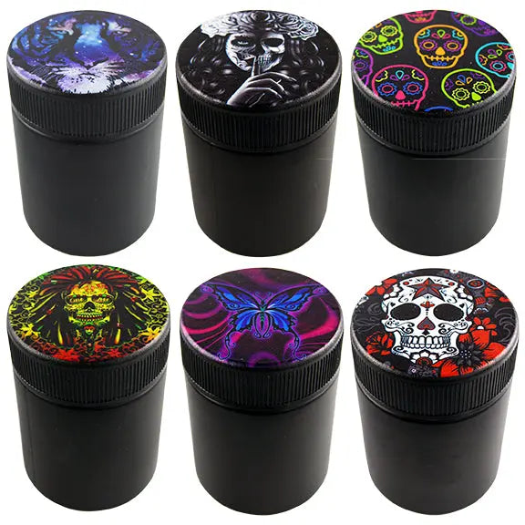 Smell Proof Glass Storage Container - 6 Pieces Per Retail Ready Display 26810 SMOKEZILLA