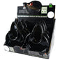 Black Ceramic Extra Large Pipe Holder Ashtray - 6 Pieces Per Retail Ready Display 28205 SMOKEZILLA