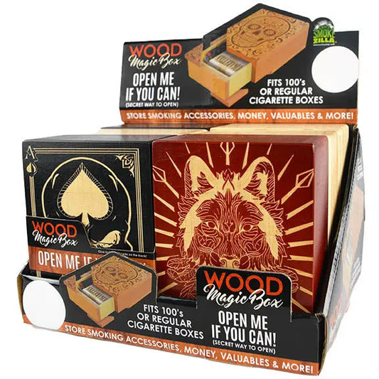Wood Magic Storage Box - 6 Pieces Per Retail Ready Display 28261 SMOKEZILLA