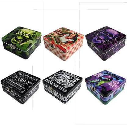 Metal Storage Box with Roll Tray - 6 Pieces Per Retail Ready Display 30013 SPICY ZILLA