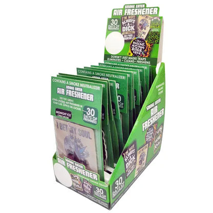 Smoke Eater Hanging Air Freshener - 12 Pieces Per Retail Ready Display 30035 SPICY ZILLA