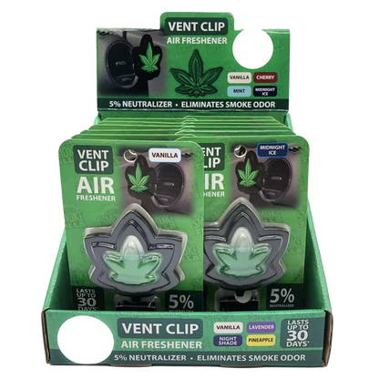 Smoke Eater Vent Clip Air Freshener - 12 Pieces Per Retail Ready Display 30036 SPICY ZILLA