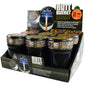 Printed Lid Camo Butt Bucket Ashtray with LED Light - 6 Pieces Per Retail Ready Display 40230 SMOKEZILLA