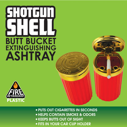 Shotgun Shell Butt Bucket Extinguishing Ashtray