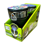 Printed Lid Butt Bucket Ashtray with LED light- 2 Per Retail Ready Wholesale Display 40309 SMOKEZILLA