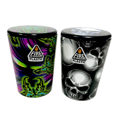 Full Print Butt Bucket Ashtray with LED Light - 2 Per Retail Ready Wholesale Display 40310 SMOKEZILLA