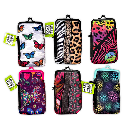 Neoprene Cigarette Pouch with Pocket - 6 Pieces Per Retail Ready Display 40677 SMOKEZILLA