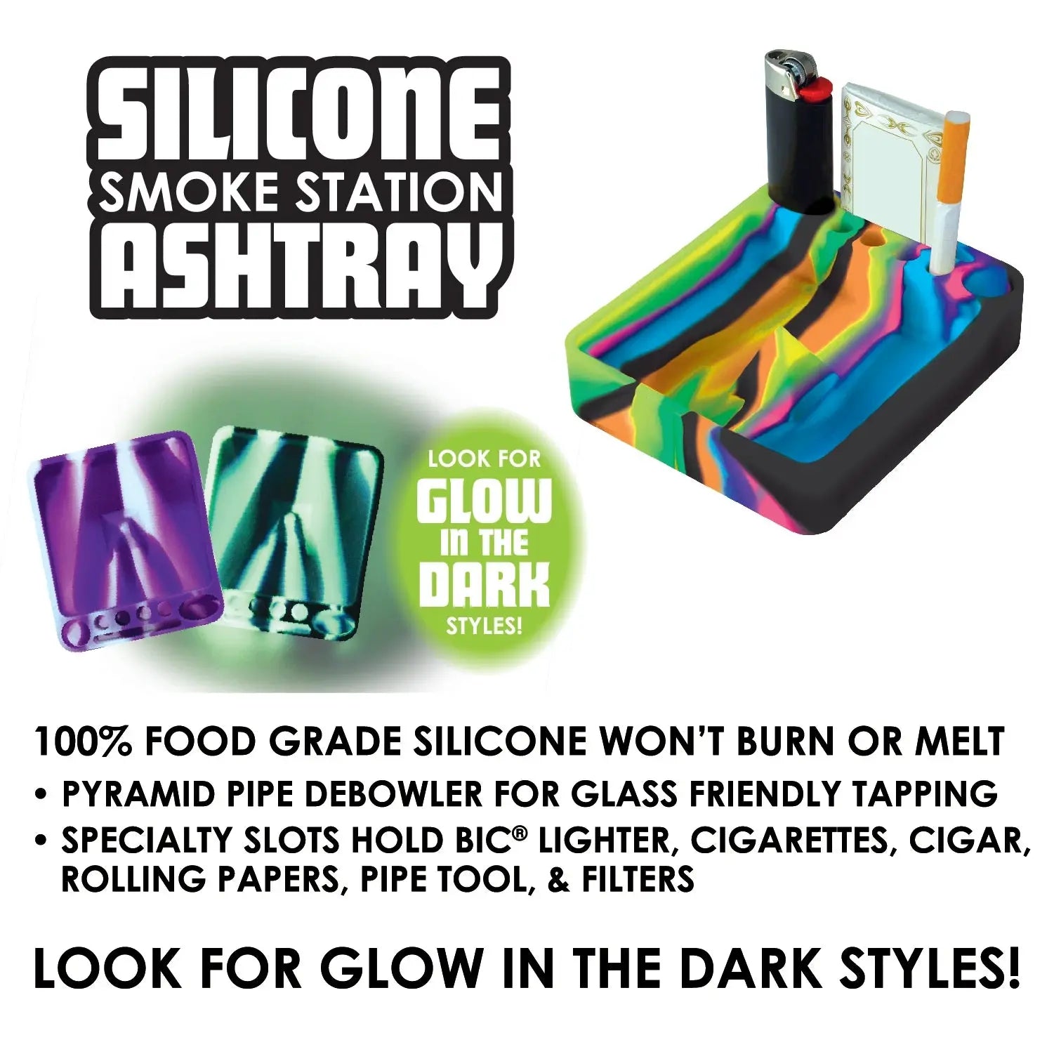 Smoking Accessories Assortment Floor Display - 161 Pieces Per Retail Ready Display 88409 SMOKEZILLA