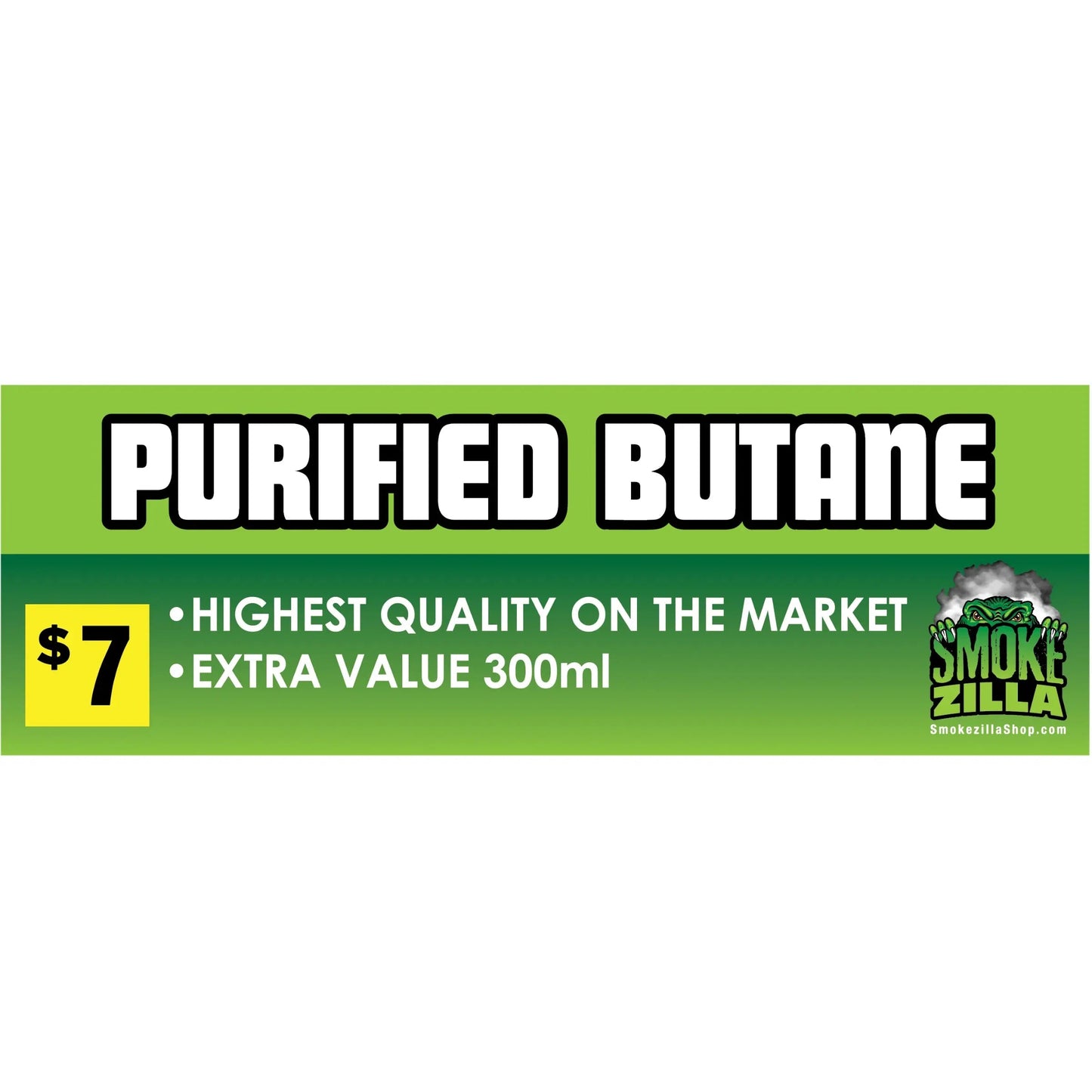 300ML Bulk Smokezilla Butane Refill - 6 Pieces Per Retail Ready Display 41397 SMOKEZILLA