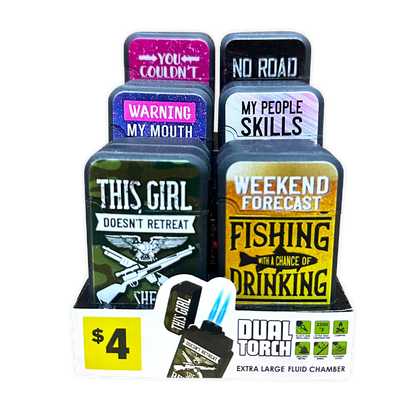 Big Bubba Dual Torch Lighter - 12 Pieces Per Retail Ready Display 41401 SMOKEZILLA
