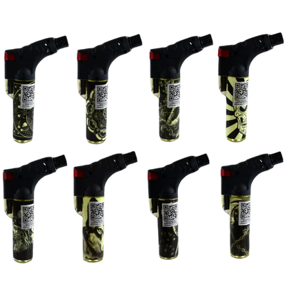 Glow in The Dark XXL Thin Torch Lighter - 8 Pieces Per Retail Ready Display 41402 SMOKEZILLA
