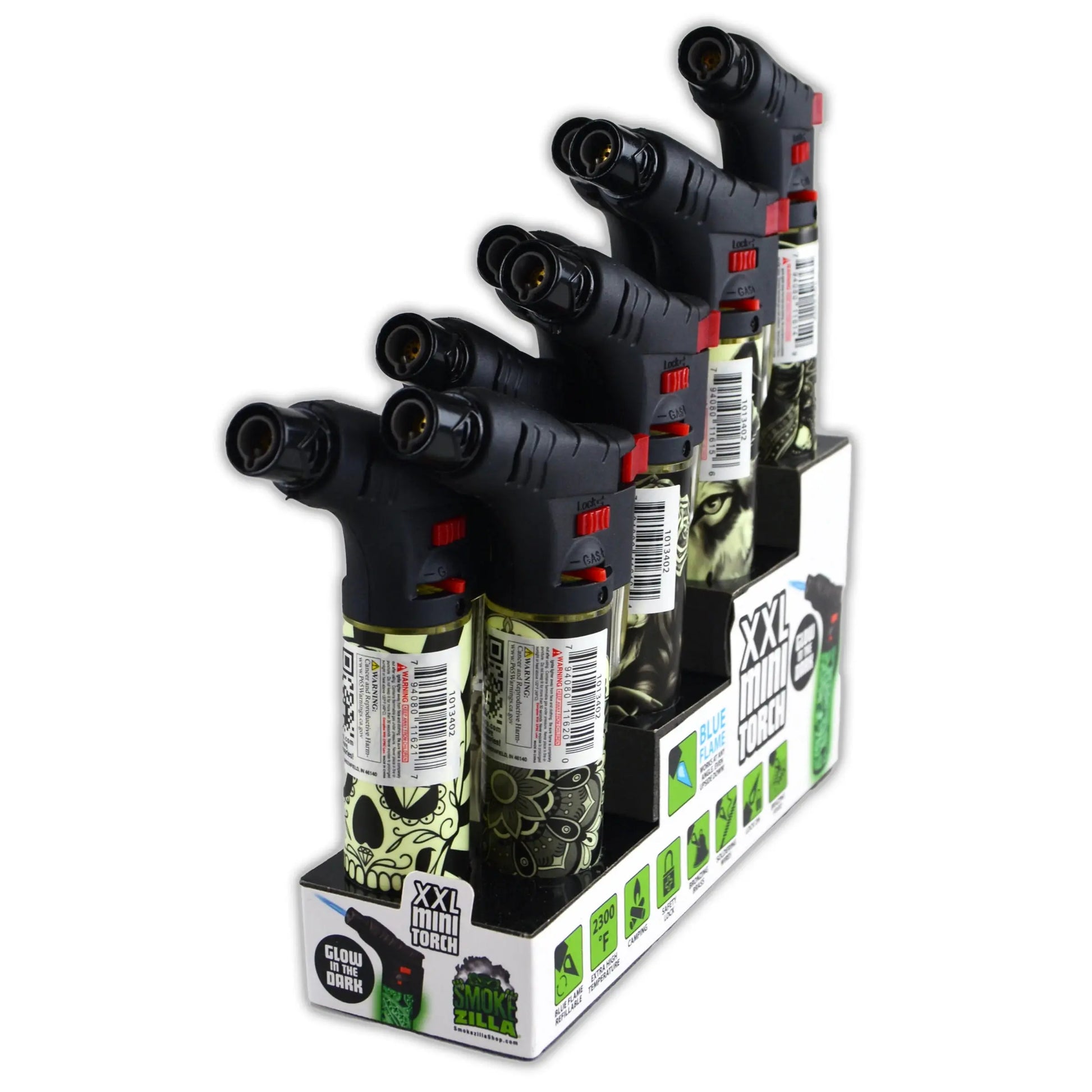 Smoking Accessories Assortment Floor Display - 161 Pieces Per Retail Ready Display 88409 SMOKEZILLA