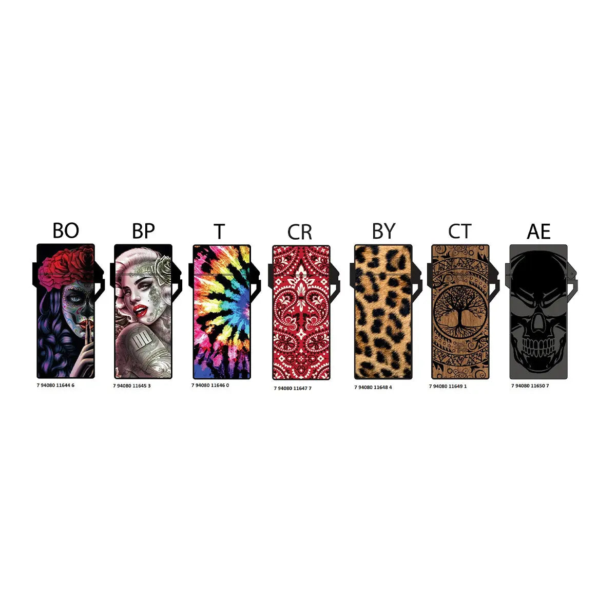Survival Cigarette & Lighter Case with Carabineer - 7 Pieces Per Retail Ready Display 41408 SMOKEZILLA