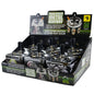 Push Down Metal Ashtray- 6 Per Retail Ready Wholesale Display 41420 SMOKEZILLA