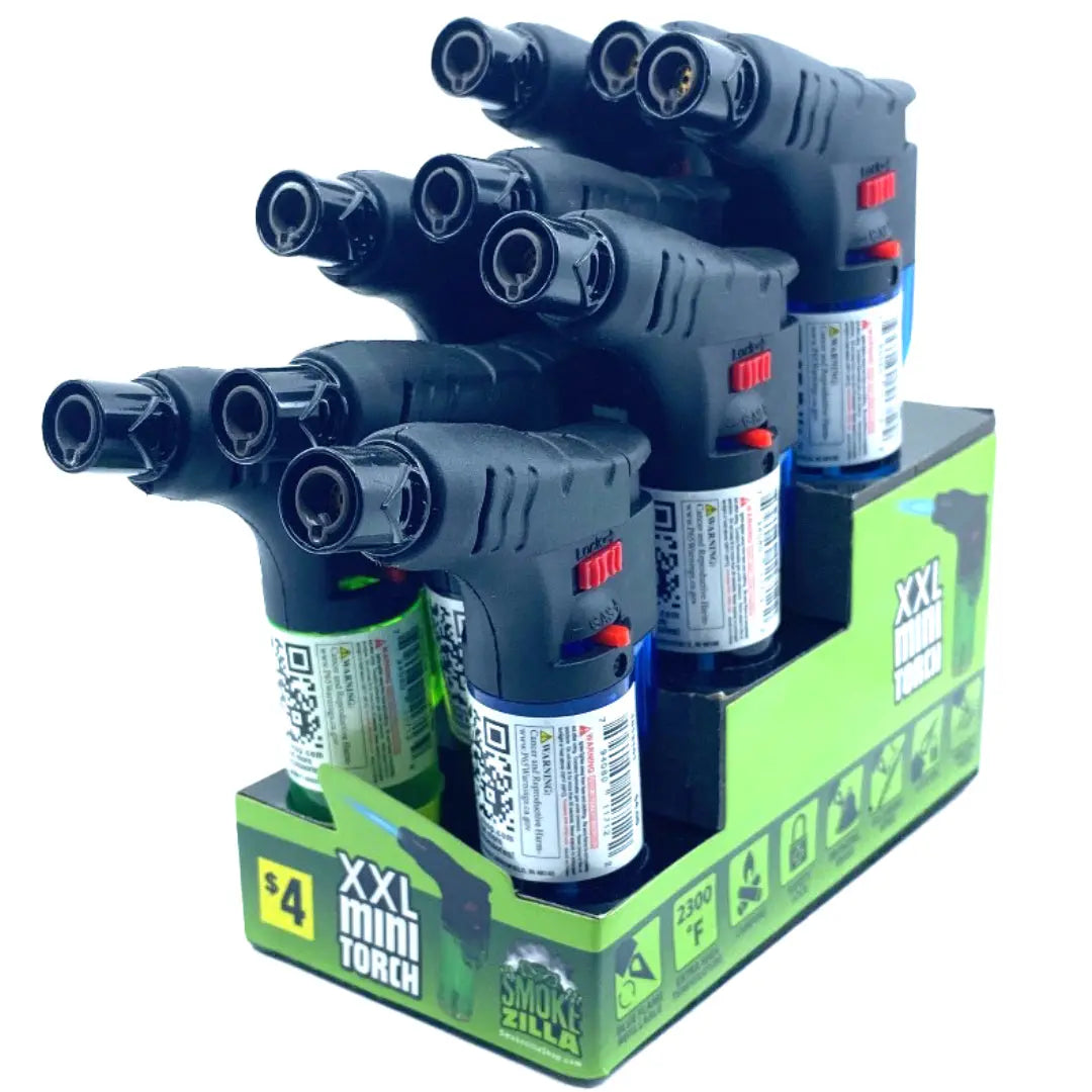 XXL Thin Torch Lighter - 9 Pieces Per Retail Ready Display 41428 SMOKEZILLA
