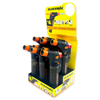 Black Max Torch Lighter - 10 Pieces Per Retail Ready Display 41584 SMOKEZILLA