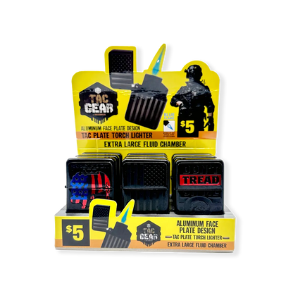Tactical Patriotic Dual Torch Lighter - 9 Pieces Per Retail Ready Display 41660 SMOKEZILLA