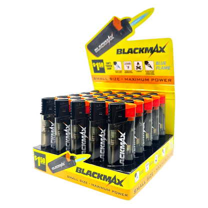 Black max Jet Flame Lighter - 25 Pieces Per Retail Ready Display 41694 SMOKEZILLA