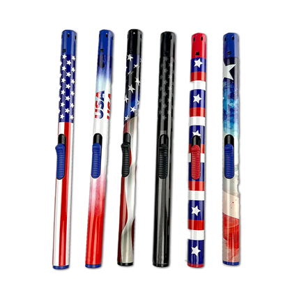 Patriotic Utility Tube Lighter - 12 Pieces Per Retail Ready Display 41729 SMOKEZILLA