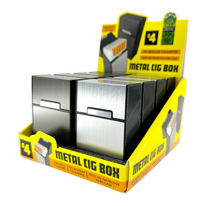 Metal Cigarette Box - 8 Pieces Per Retail Ready Display 41763 SMOKEZILLA
