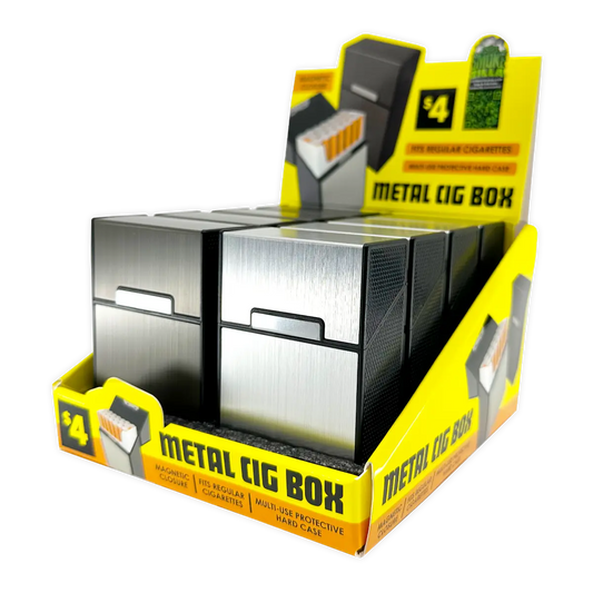 Metal Cigarette Box - 8 Pieces Per Retail Ready Display 41763 SMOKEZILLA
