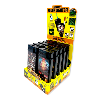 Torch Lighter Cigarette Saver - 10 Pieces Per Retail Ready Display 41856