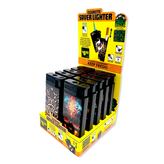 Torch Lighter Cigarette Saver - 10 Pieces Per Retail Ready Display 41856