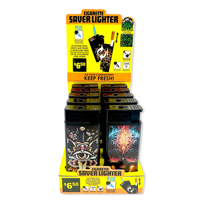 Torch Lighter Cigarette Saver - 10 Pieces Per Retail Ready Display 41856