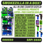 Curated Smokezilla Countertop Lighter Display - 4 Tier 88550 SMOKEZILLA