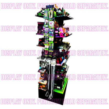 Display Side Merchandising Hang Strip with Hooks ONLY 977460 SMOKEZILLA