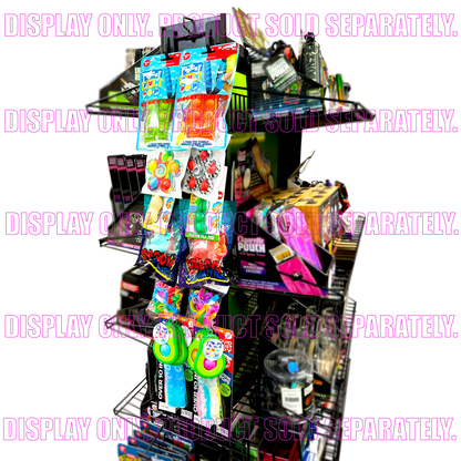 Display Side Merchandising Hang Strip with Hooks ONLY 977460 SMOKEZILLA