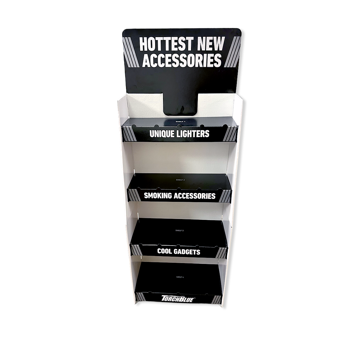 Merchandising Fixture - Corrugated Smokezilla Floor Display ONLY 986590