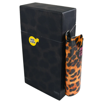 Flip Top Cigarette & Lighter Case