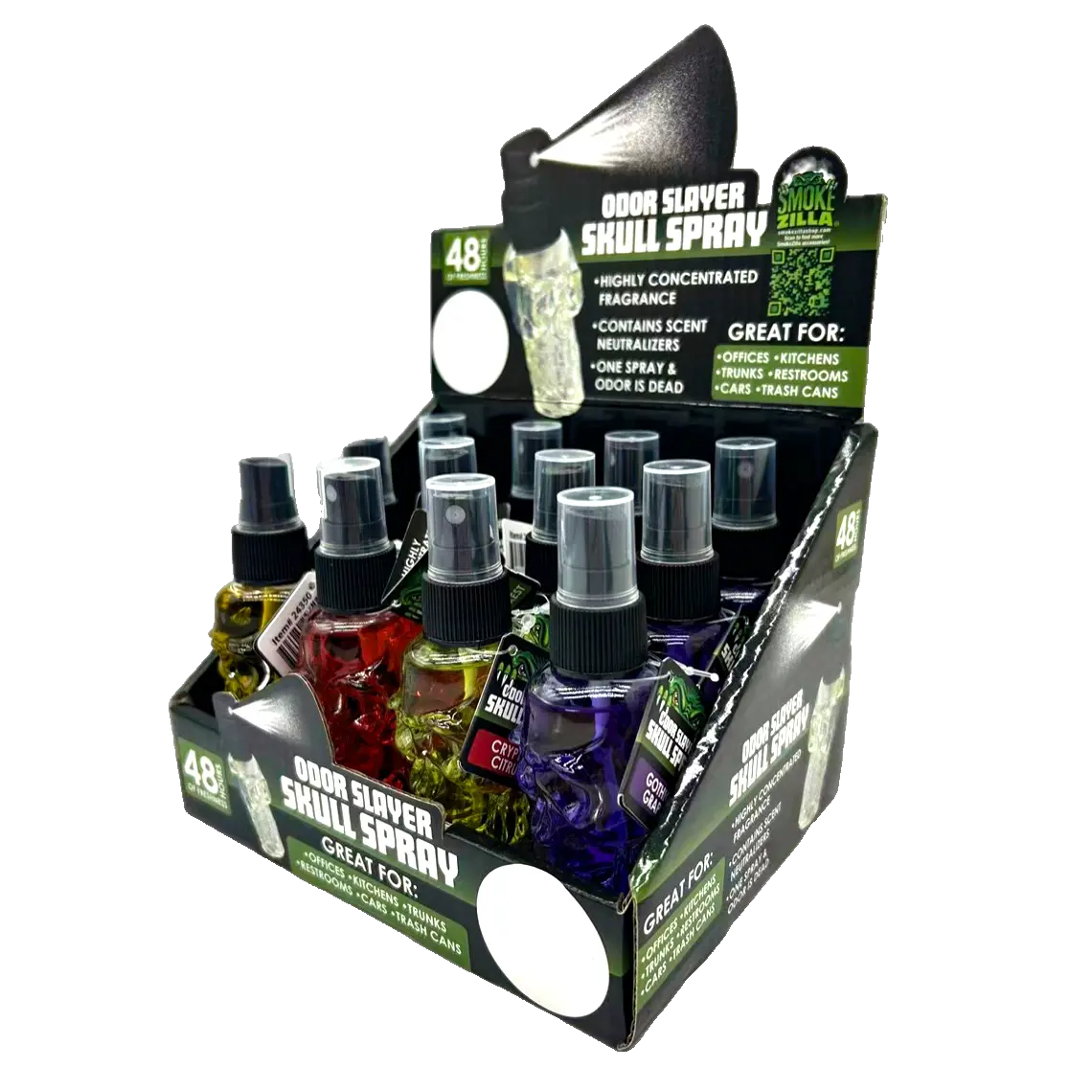 Curated Smokezilla Top Sellers Assorted Smoking Accessories Floor Display 88546 SMOKEZILLA