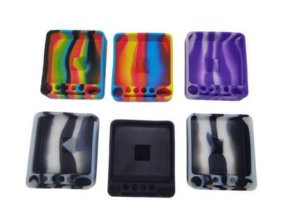 Silicone Ashtray with Assorted Colors - 6 Pieces Per Retail Ready Display 41496 SMOKEZILLA